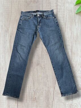 GAP Denim Slim Fit Jeans Mens Size 32x32 Straight Leg Medium Wash Blue Cotton‎